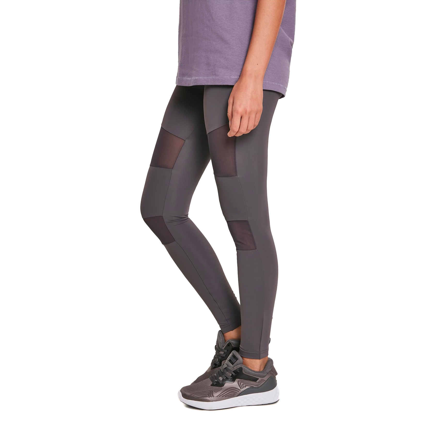 Urban Classics Leggings Ladies Tech Mesh (dark grey) | XS | 10015177