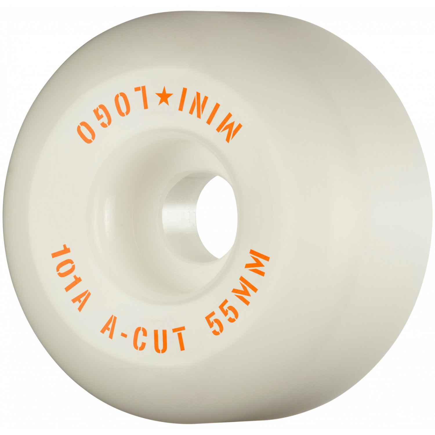 Mini Logo Skateboardrollen A-Cut #2 55mm 101A (white)