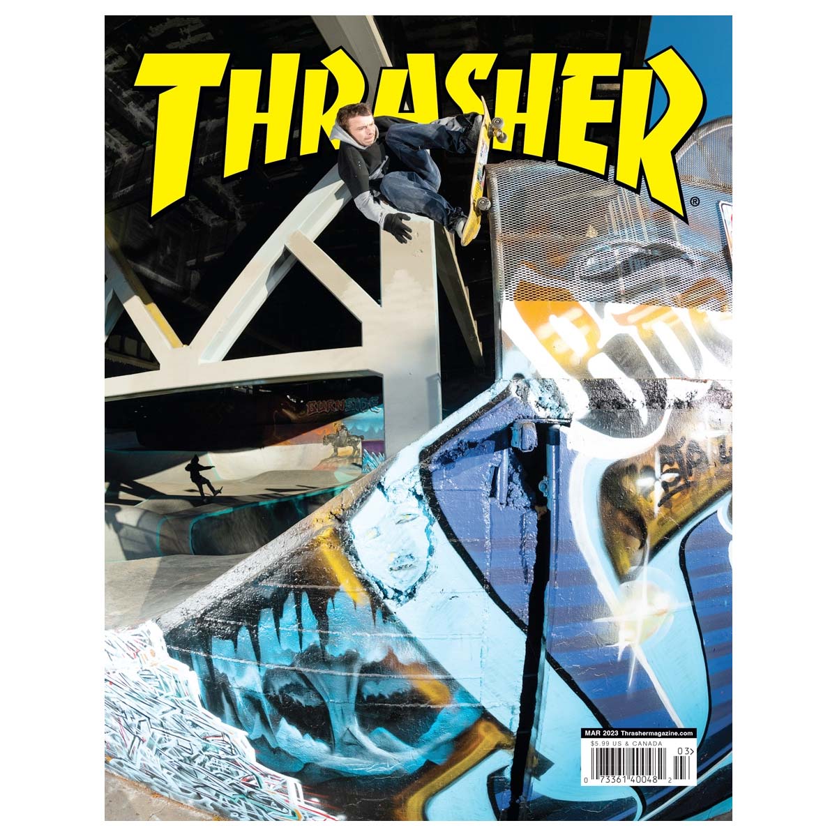 Thrasher Skateboard Magazine Issue #512 March 2023