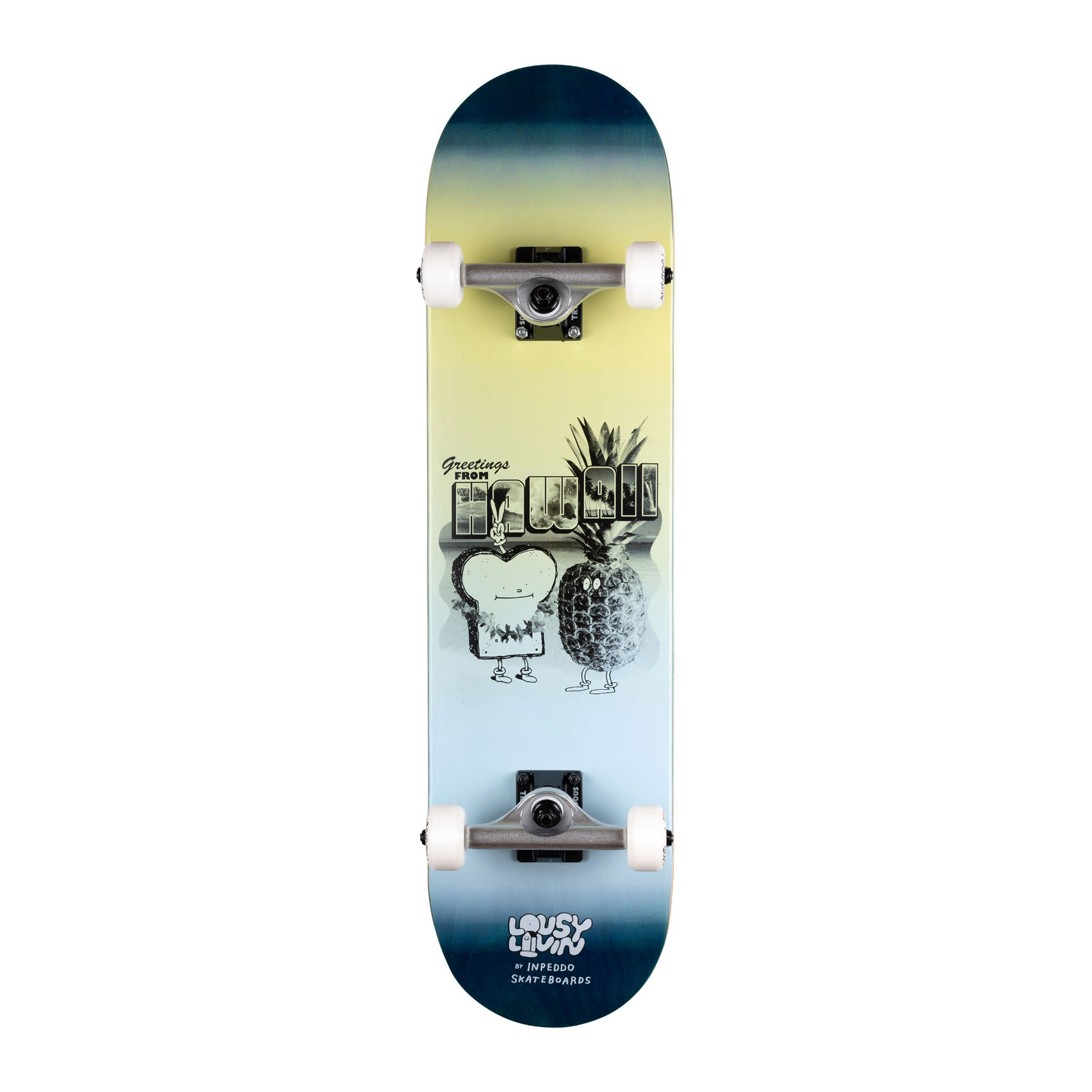 Inpeddo x Lousy Livin Skateboard Komplettboard Toast Hawaii Standard 8.0"