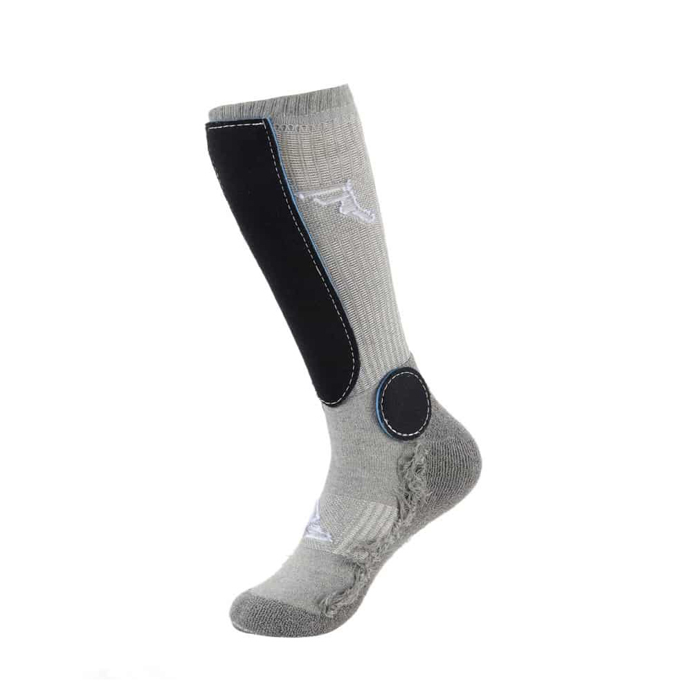 Footprint Socken Knee High Painkiller Shin Socks (grey)