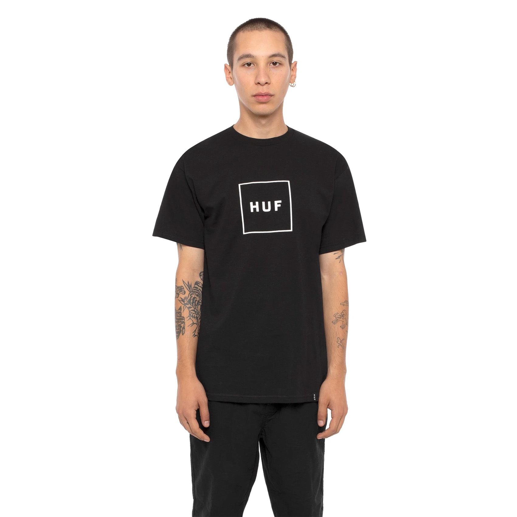 HUF T-Shirt Box Logo (black)