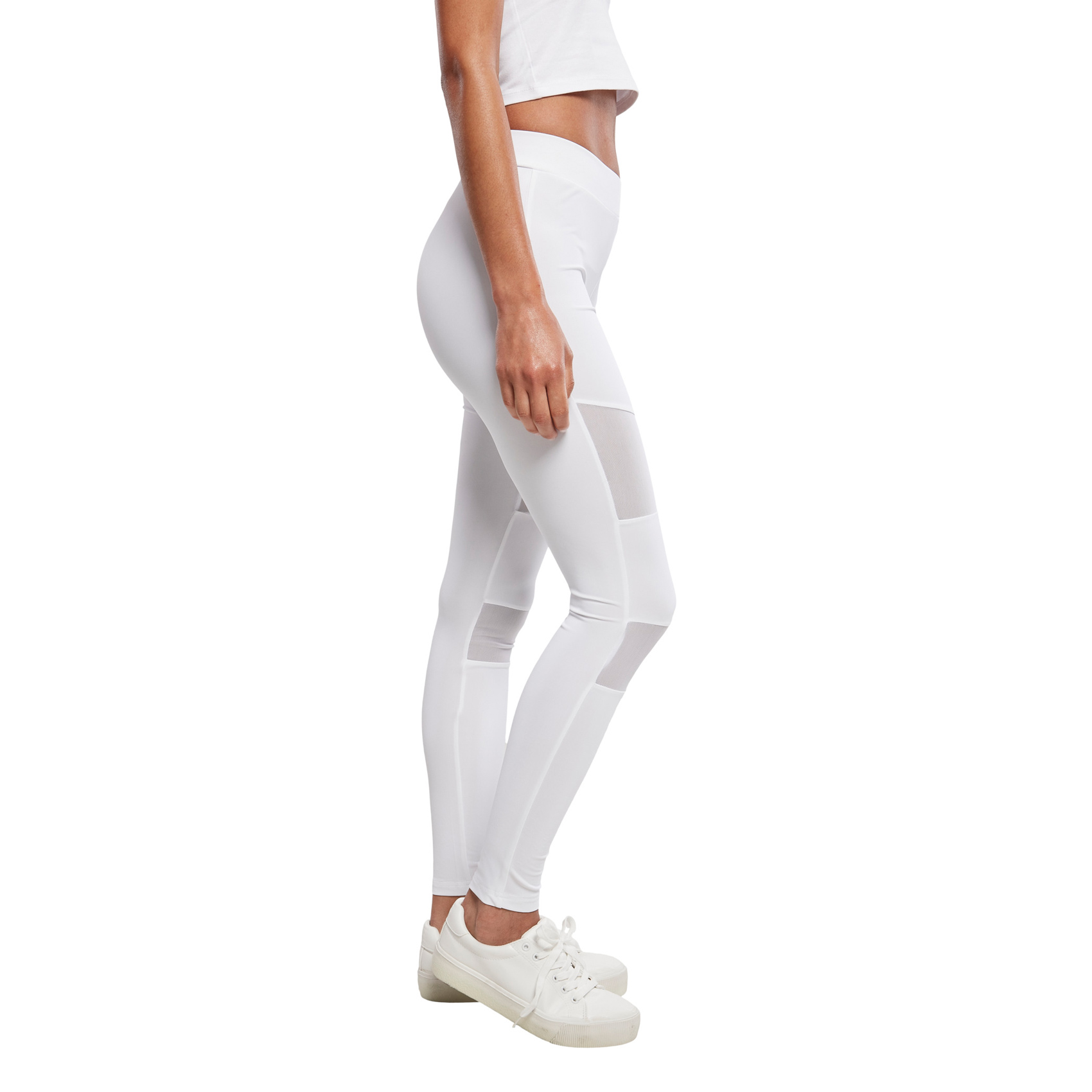 Urban Classics Leggings (white) | L Mesh 10016338 | Ladies Tech