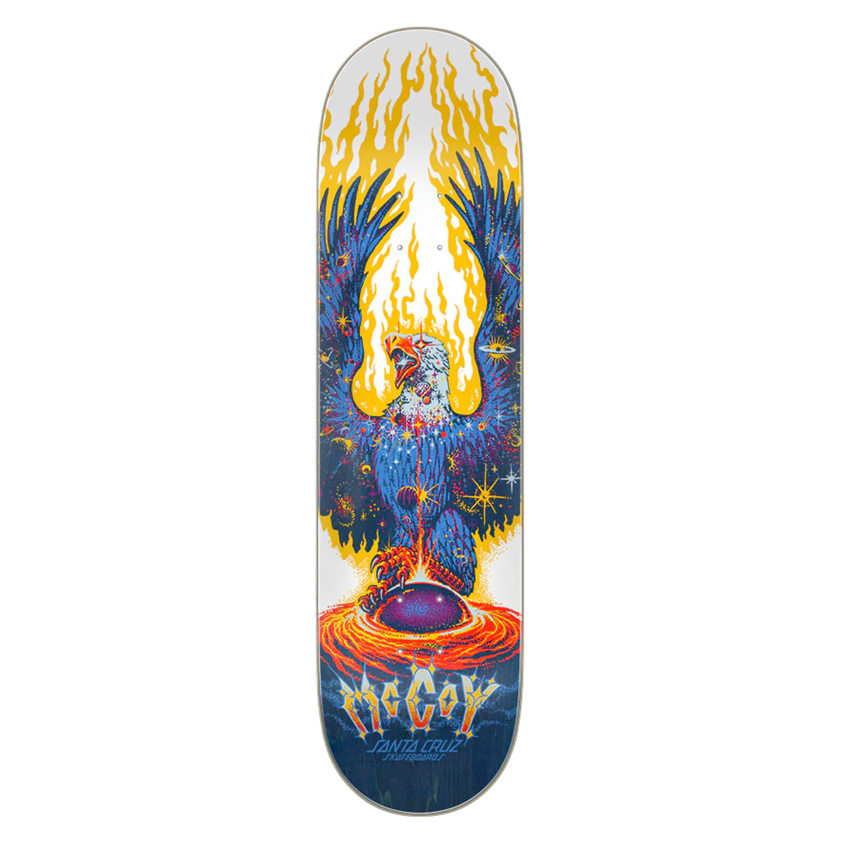 ​Santa Cruz Skateboard Deck Maurio McCoy Cosmic Eagle VX 8.25"