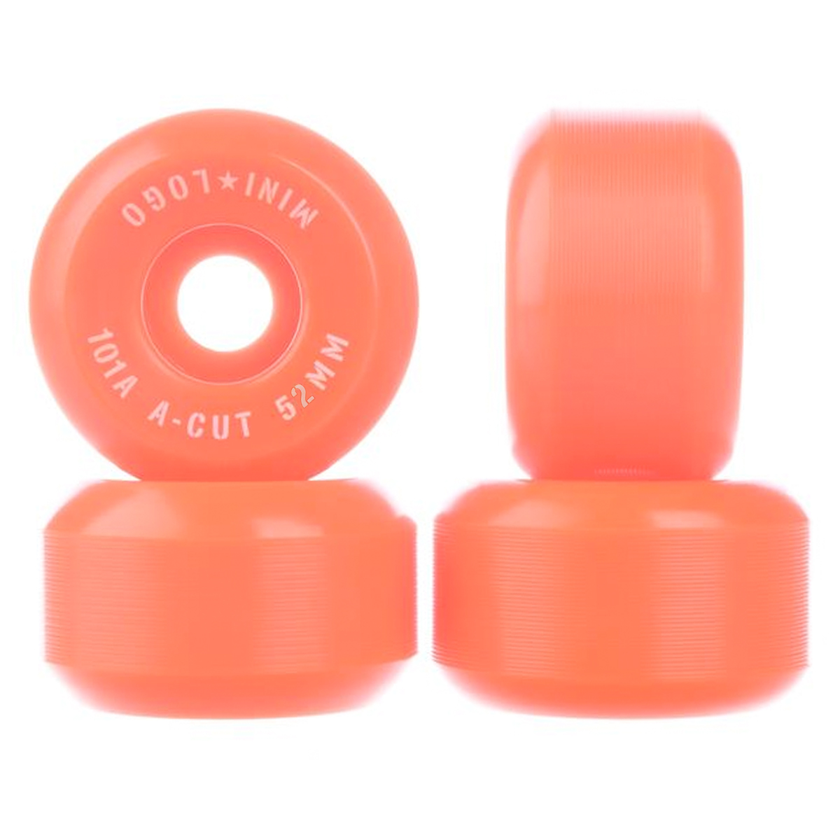 Mini Logo Skateboardrollen A-Cut #2 52mm 101A (orange)