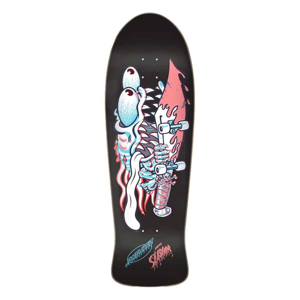 Santa Cruz Skateboard Deck Keith Meek Slasher Decoder Reissue 10.1"