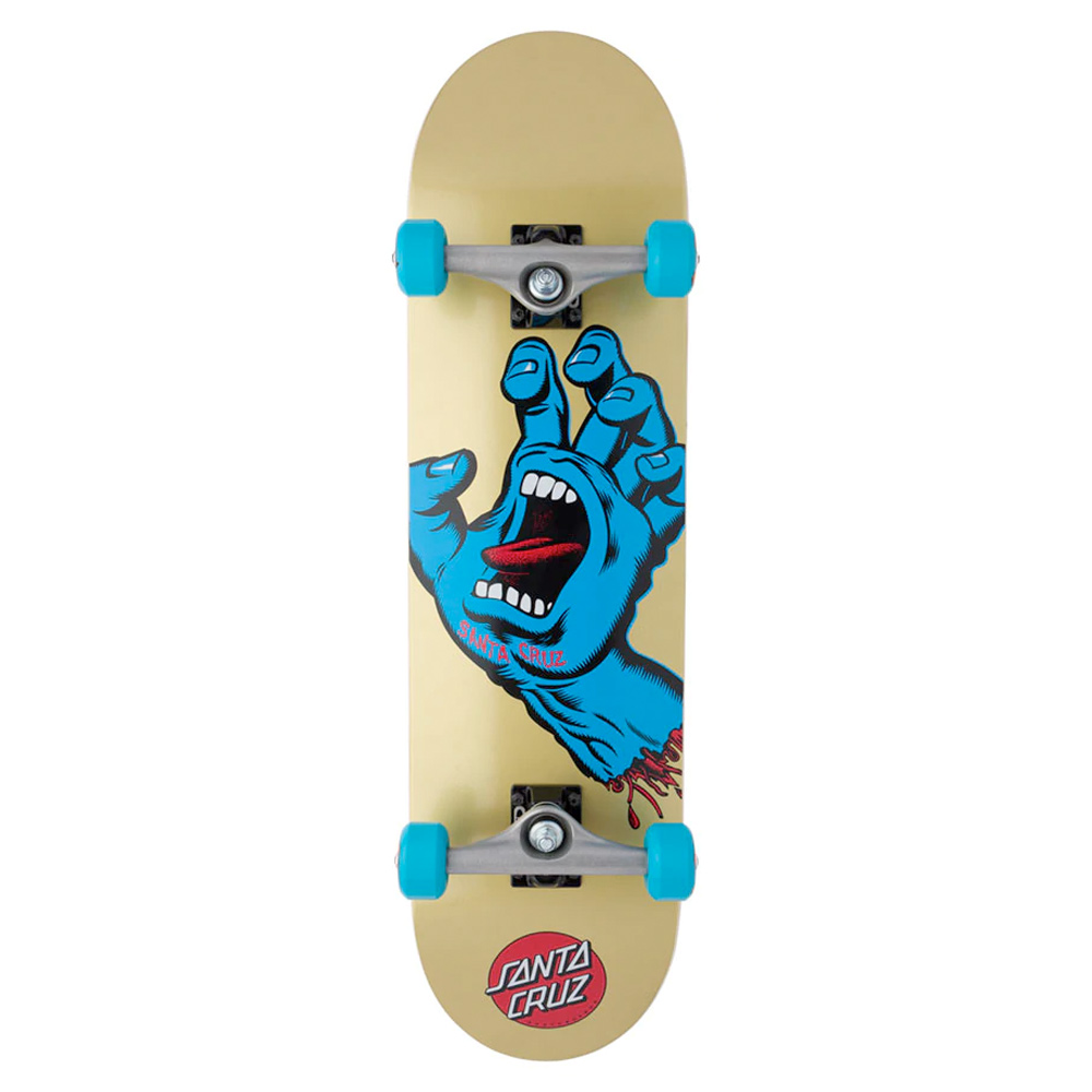 Santa Cruz Skateboard Komplettboard Screaming Hand Large 8.25" (gold)