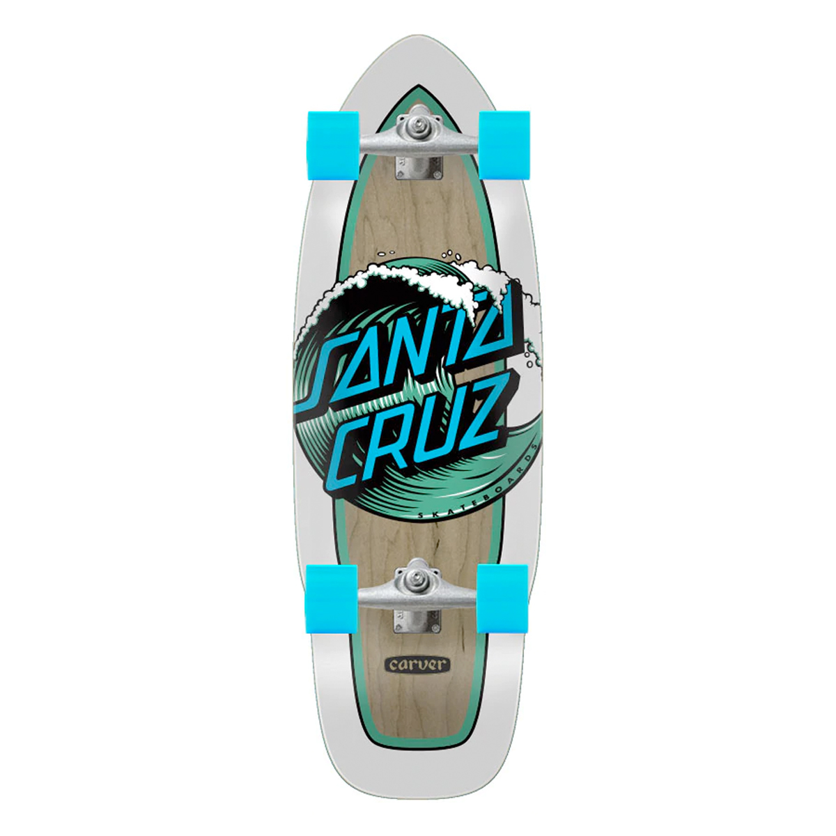 Santa Cruz x Carver Surfskate Komplettboard Wave Dot Cut Back 29.95"