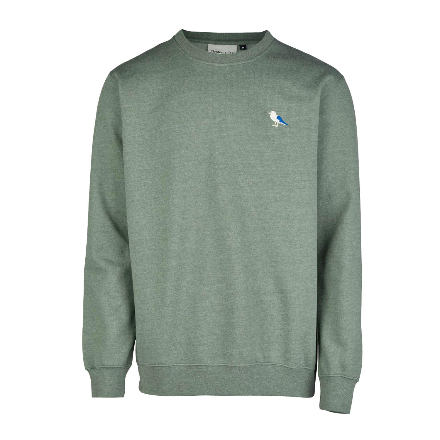 Cleptomanicx Sweatshirt Embro Gull (heather laurel)