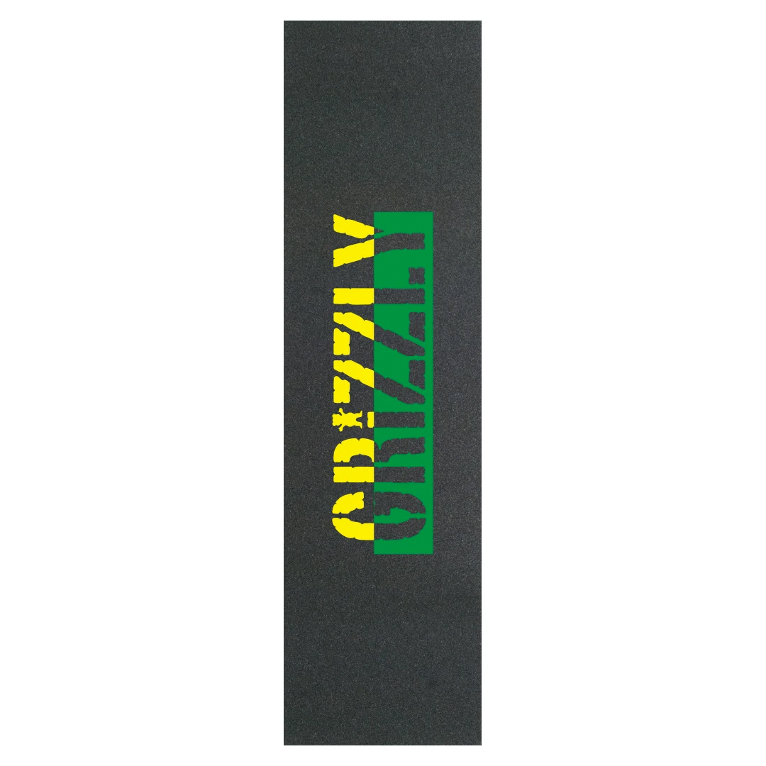 Grizzly Skateboard Griptape Two Faced (yellow)