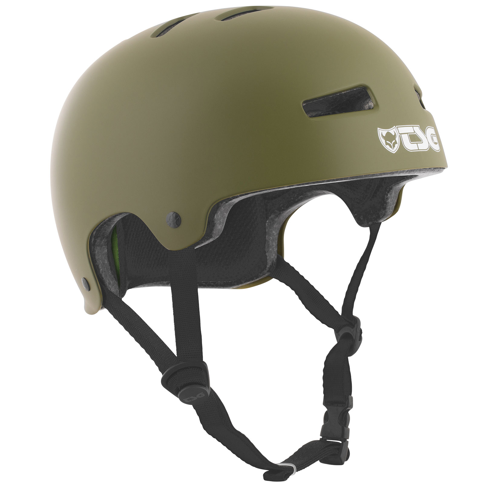 TSG Helm Evolution Solid Color (satin olive)