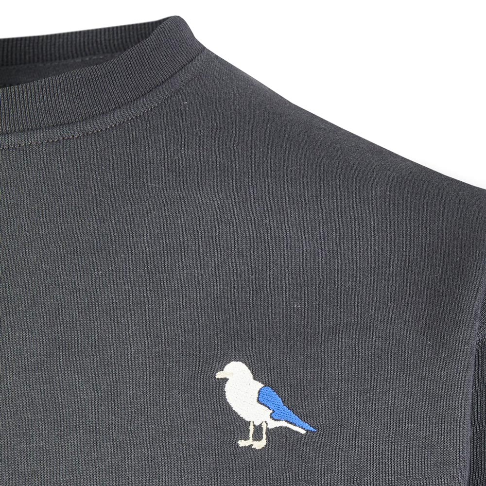 Cleptomanicx Sweatshirt Embro Gull (blue graphite)
