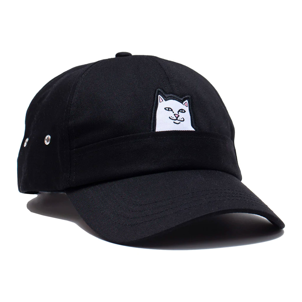 RIPNDIP Strapback Cap Lord Nermal Pocket 6-Panel Hat (black)