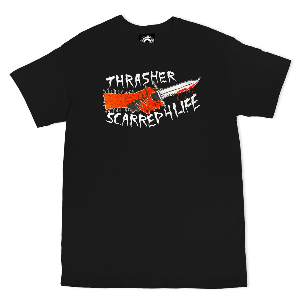 Thrasher T-Shirt Scarred (black)