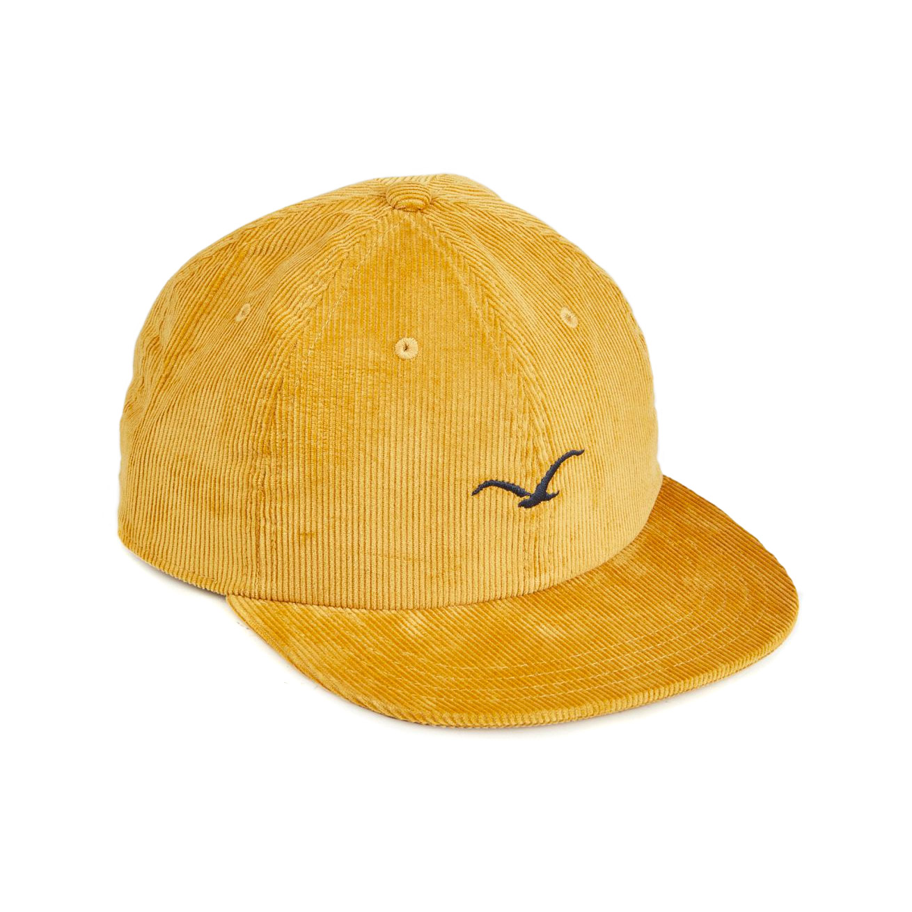 Cleptomanicx Snapback Cap Cord Möwe (golden yellow)