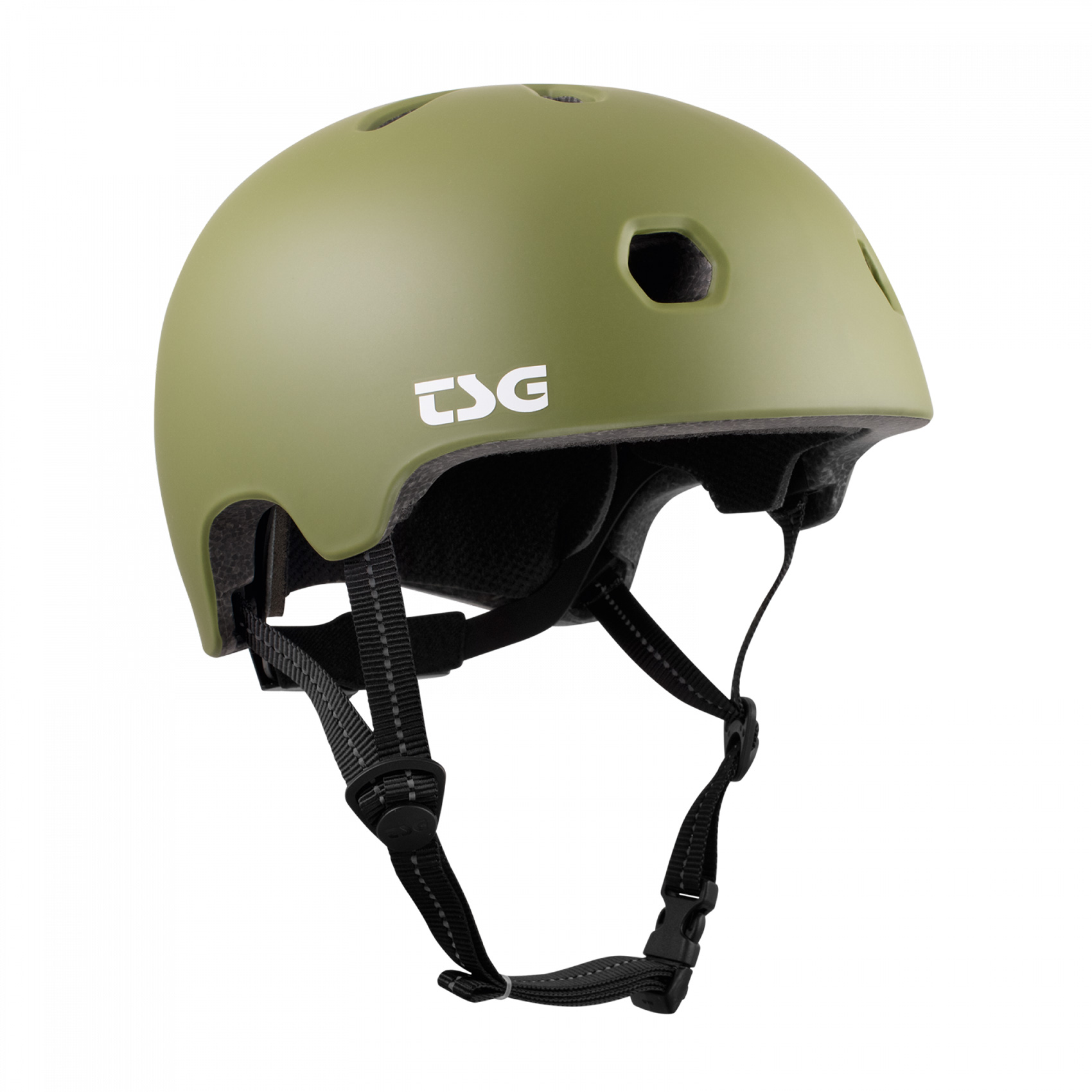 TSG Helm Meta Solid Color (satin olive)