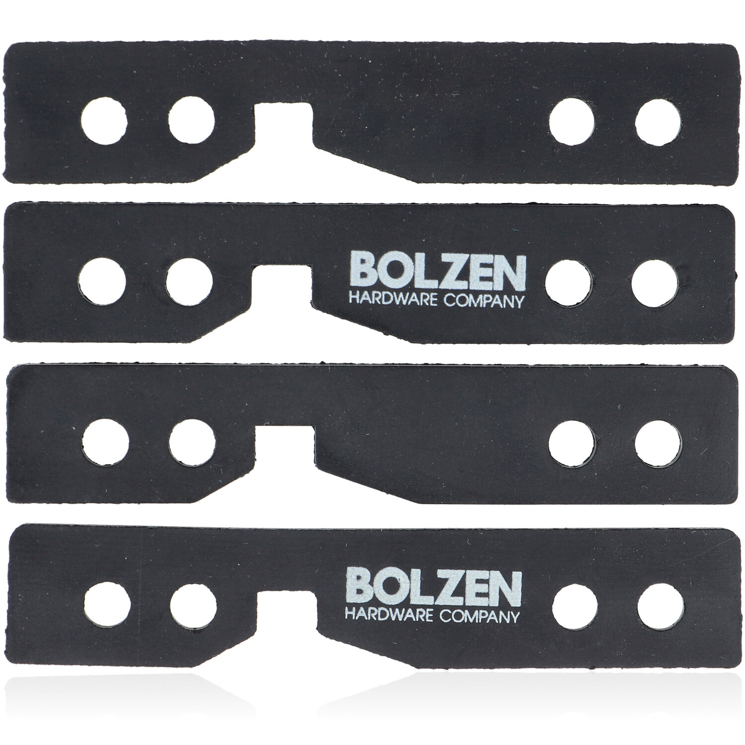 Bolzen 1/8" Drop Through Shock Pads 2er Pack (black)