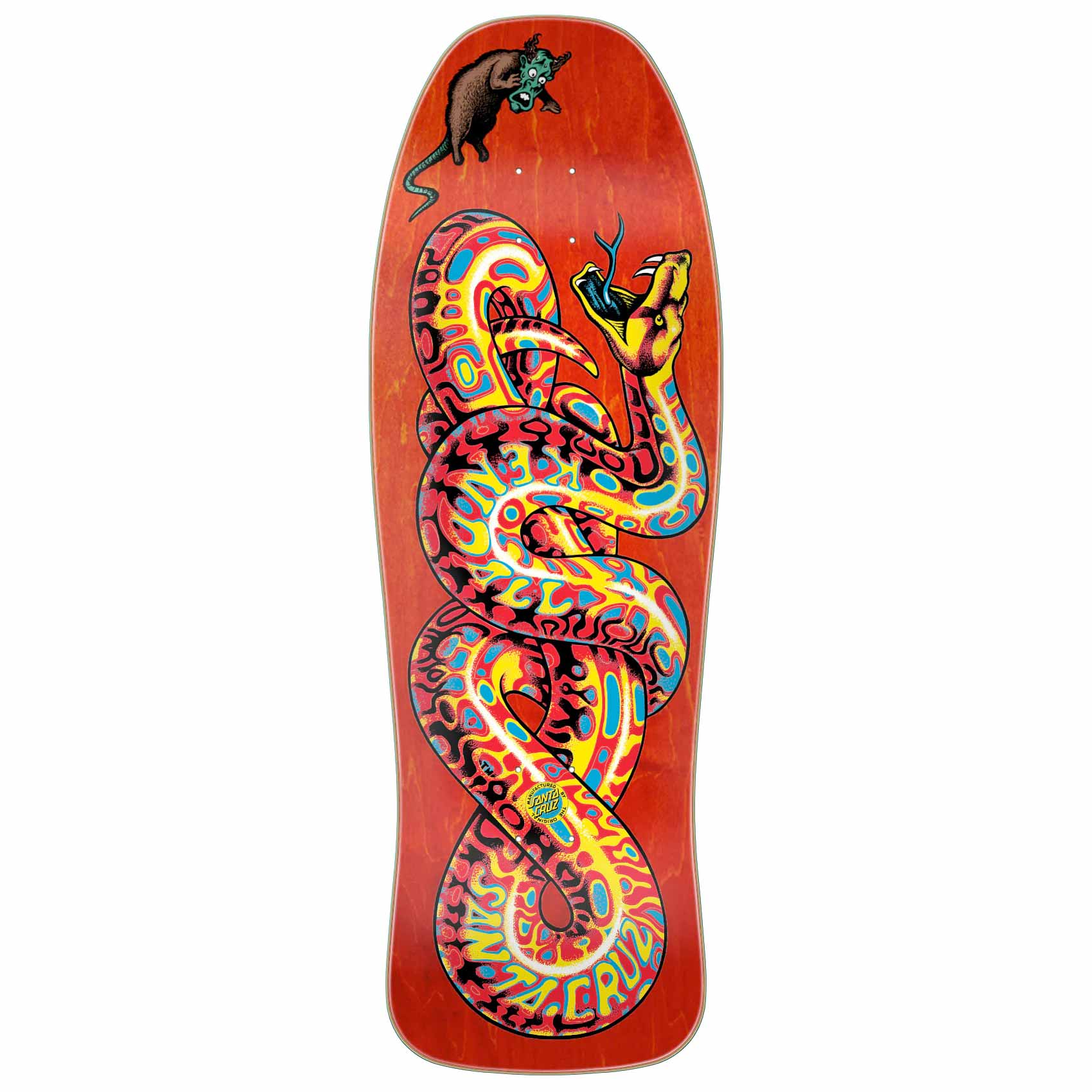 Santa Cruz Skateboard Deck Kendall Snake Reissue 9.975"