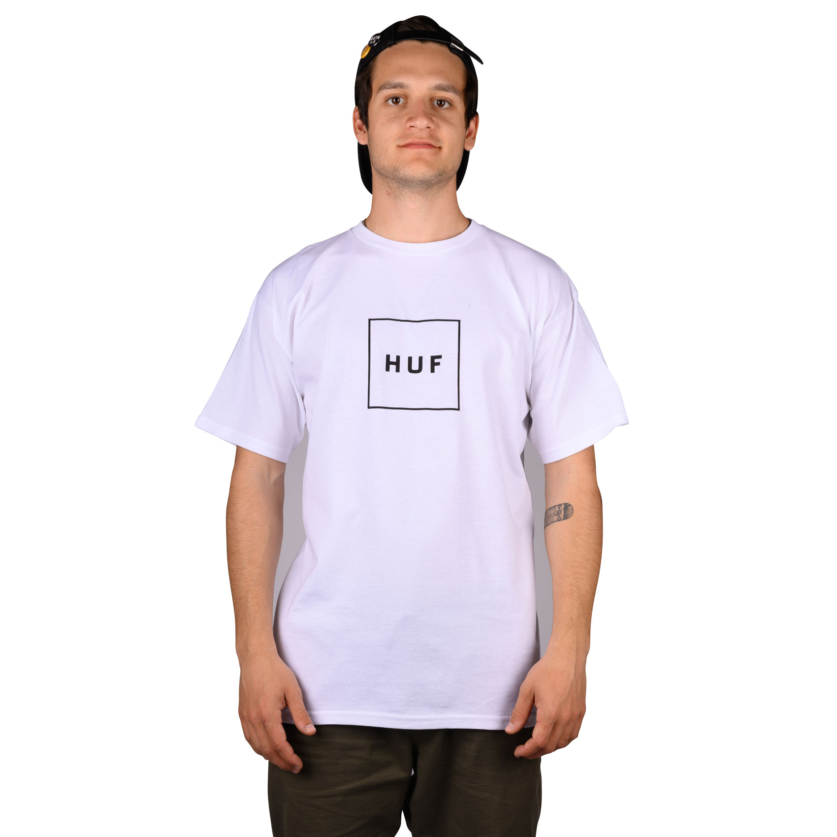 HUF T-Shirt Box Logo (white)